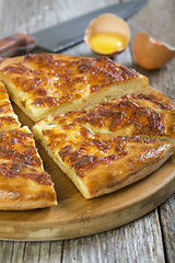 Image showing Slices of pie with cheese.