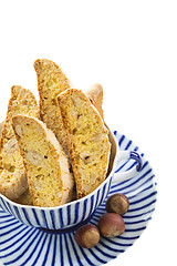 Image showing Biscuits with hazelnuts.