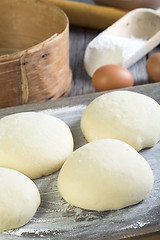 Image showing The dough for pies.