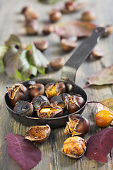 Image showing Roasted chestnuts.