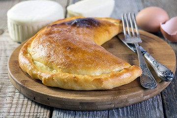 Image showing Khachapuri in Gurian. Cheese pie.