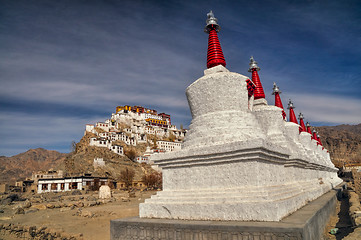 Image showing Thiksey monastery