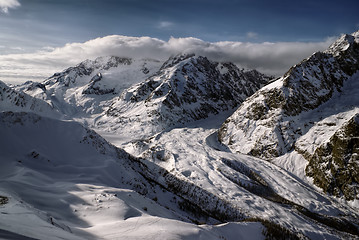 Image showing Mountain wall