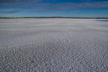 Image showing Snowy plain