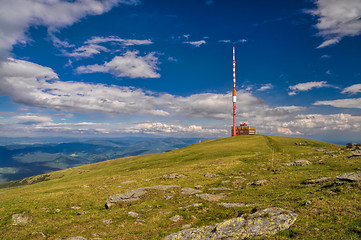 Image showing Radio mast in Low Tatras