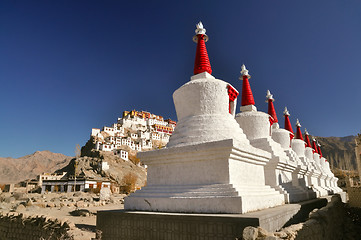 Image showing Thiksey monastery