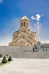Image showing Sameba Cathedral in Tbilisi