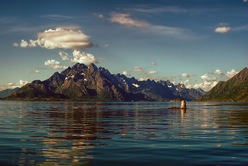 Image showing Lofoten islands in Norway