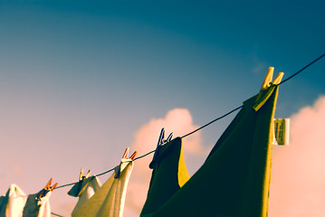 Image showing Clothesline