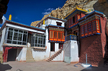 Image showing Tak Thog Gompa monastery