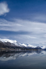 Image showing Mountains in Andalsnes