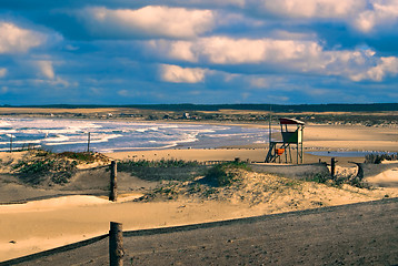 Image showing Lifeguard tower