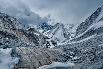 Image showing Glacier in Kyrgyzstan