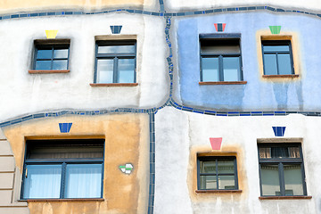 Image showing Colorful windows