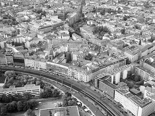 Image showing  Berlin aerial view 