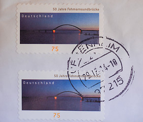 Image showing German stamp