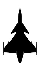 Image showing gripen silhouette