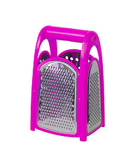 Image showing Pink plastic grater