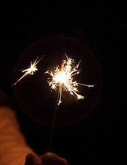 Image showing sparkler