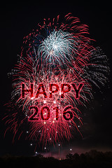 Image showing Happy New Year 2016 