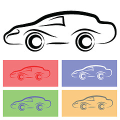 Image showing car silhouette