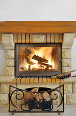 Image showing fireplace