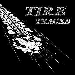 Image showing Tire tracks