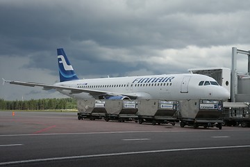 Image showing Finnair owned Airbus A320-200