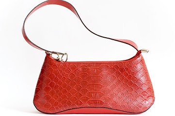 Image showing red handbag