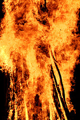 Image showing Fire background