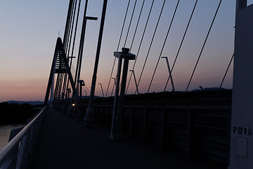 Image showing Megyeri bridge - Hungary