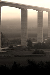 Image showing Large highway viaduct ( Hungary)