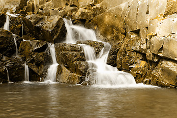 Image showing Beautiful waterfall