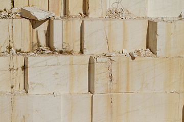 Image showing White marble quarry