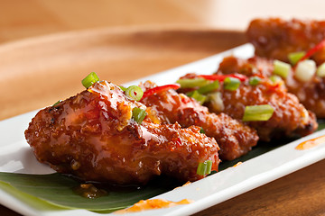 Image showing Thai Spicy Chicken Wings