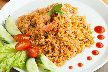 Image showing Sriracha Shrimp Fried Rice