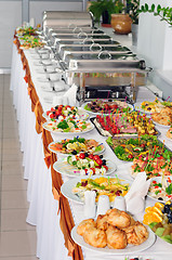 Image showing catering wedding