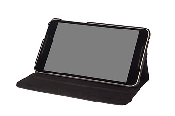 Image showing 8 inch tablet on a stand