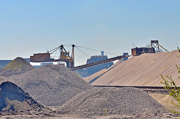 Image showing bucket wheel excavator