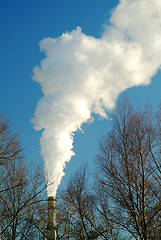 Image showing factory chimney