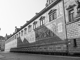 Image showing  Fuerstenzug Procession of Princes in Dresden, Germany 