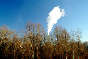 Image showing factory chimney