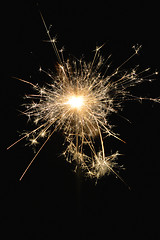 Image showing Christmas sparkler