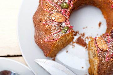 Image showing chestnut cake bread dessert