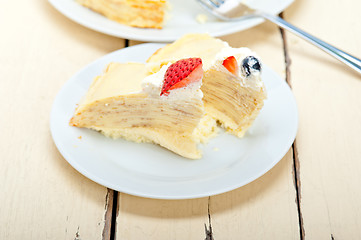 Image showing crepe pancake cake 