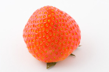 Image showing Ripe strawberry isolated