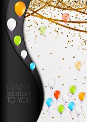 Image showing happy birthday background