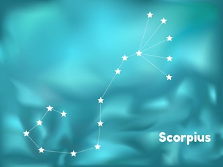 Image showing constellation scorpius