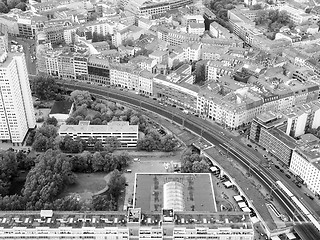 Image showing  Berlin aerial view 