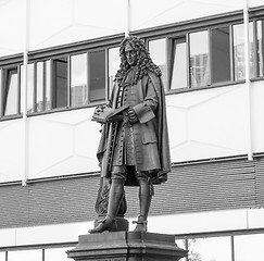 Image showing  Leibniz Denkmal Leipzig 